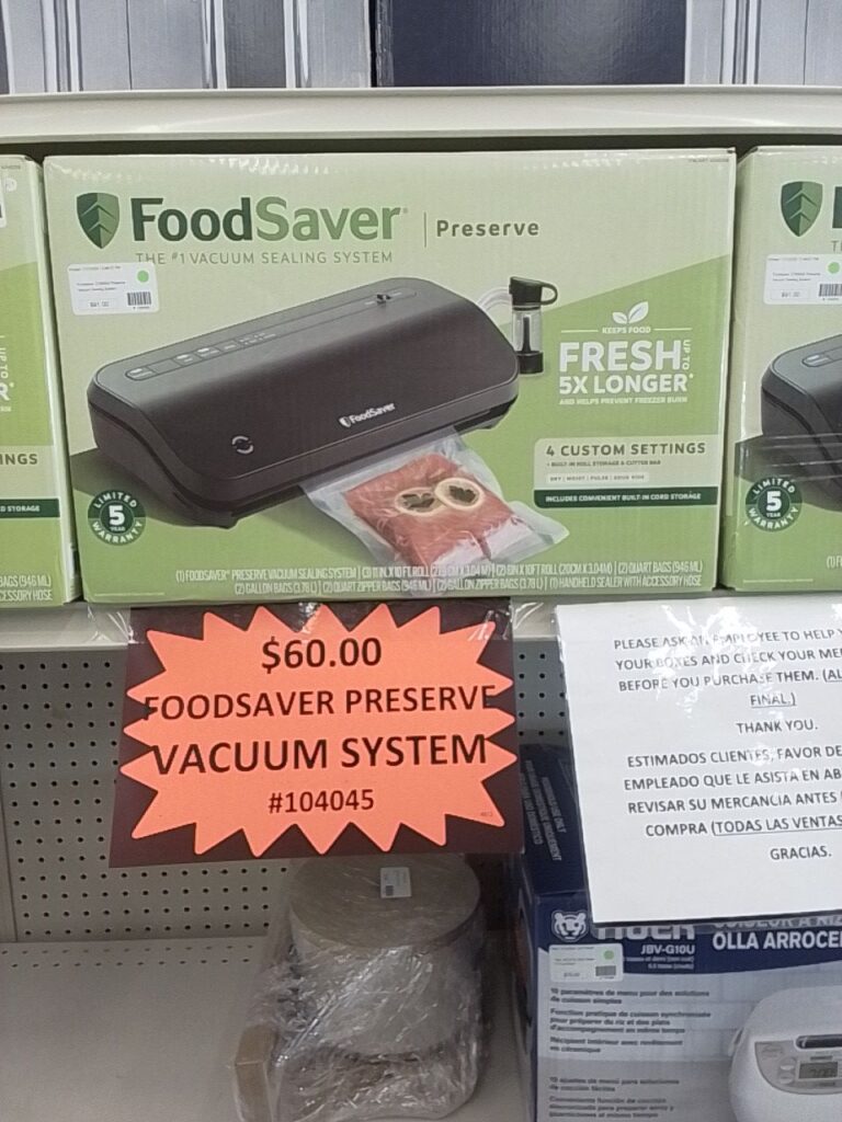 Foodsaver Preserve Vacuum System 2195545