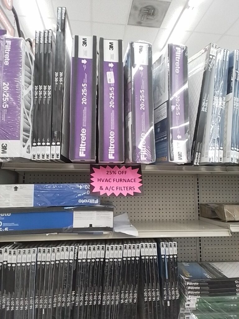 25% Off HVAC Furnance & A/C Filters ALL SIZES