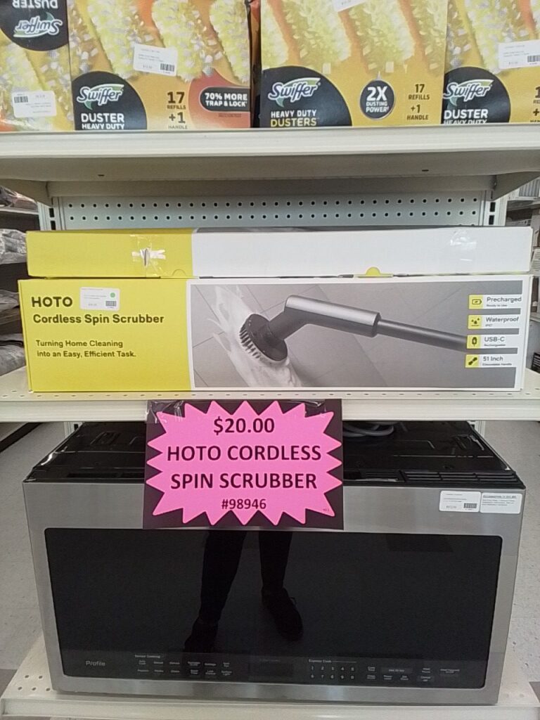 HOTO Cordless Spin Scrubber