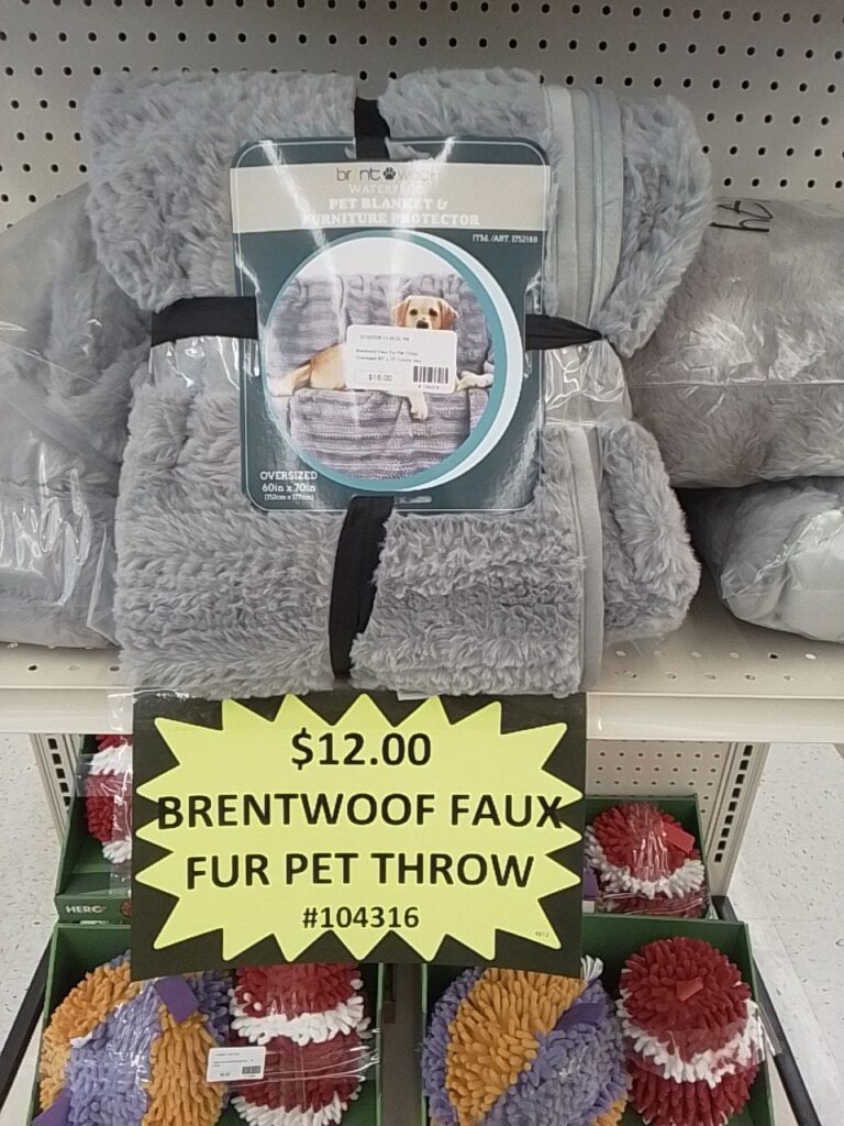 Brentwoof Faux Pet Throw