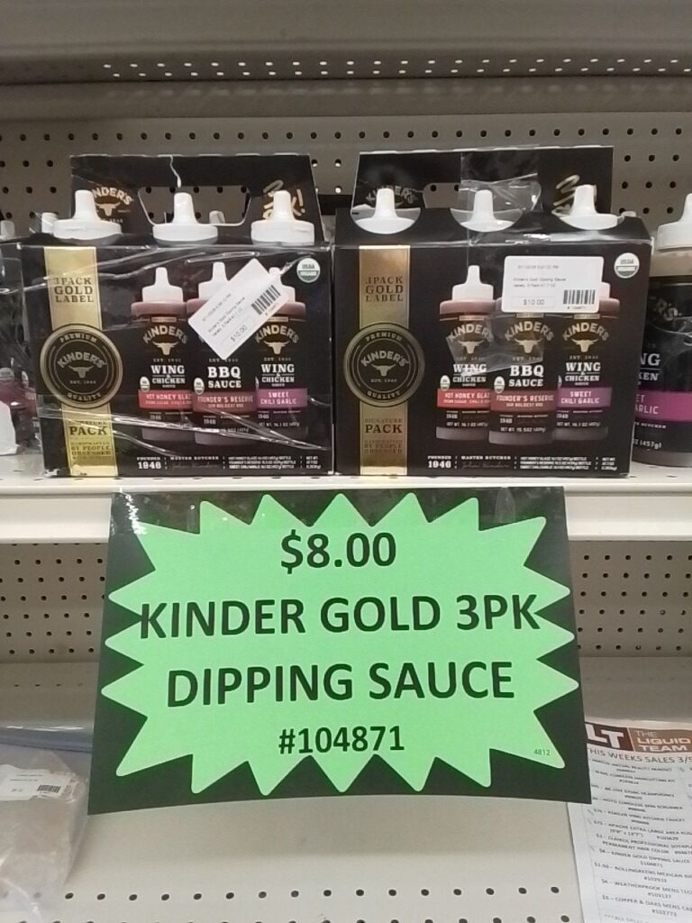 Kinder Gold Dipping Sauce 3PK