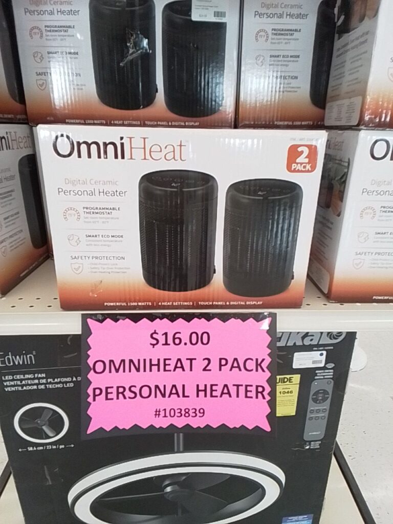 Omniheat Personal Heater 2 Pack