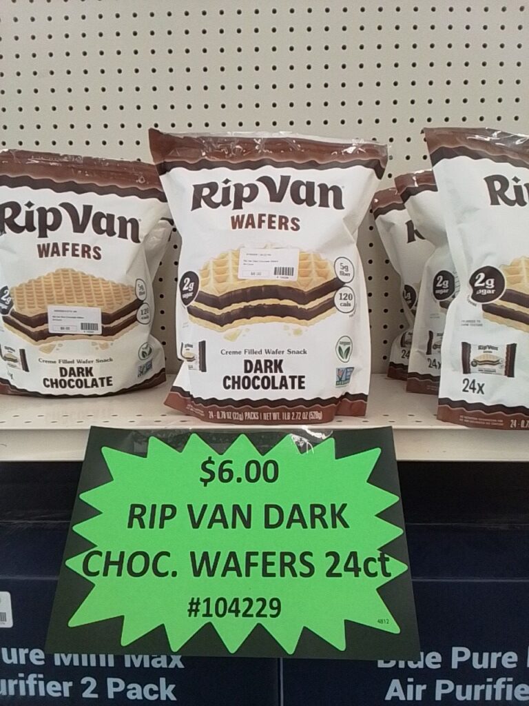 Rip Van Dark Chocolate Wafers 24ct