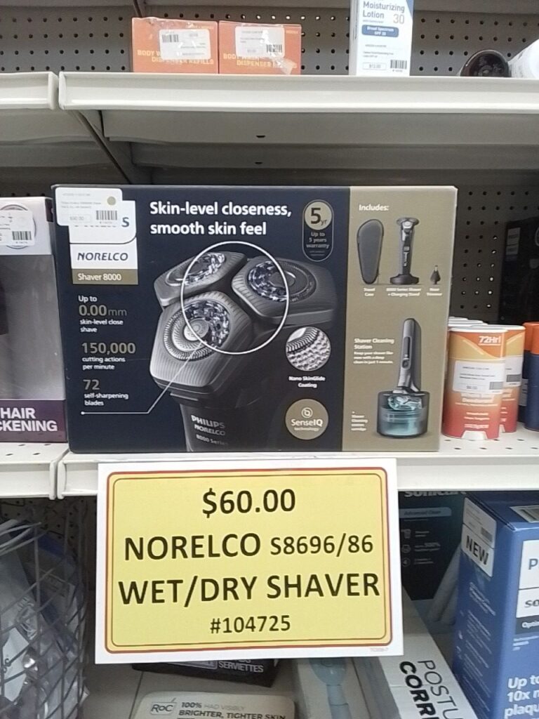 Norelco s8696/86 wet & dry shaver