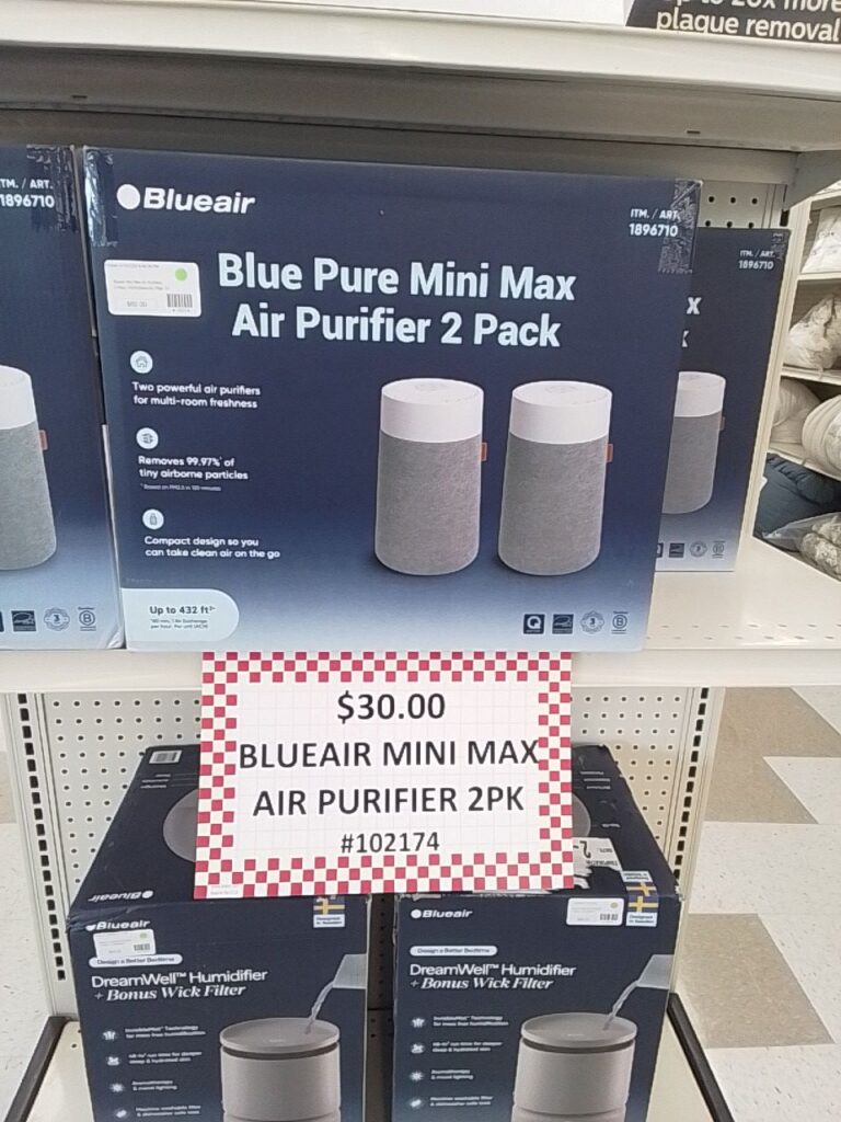 Blueair Mini Max Air Purifier 2PK