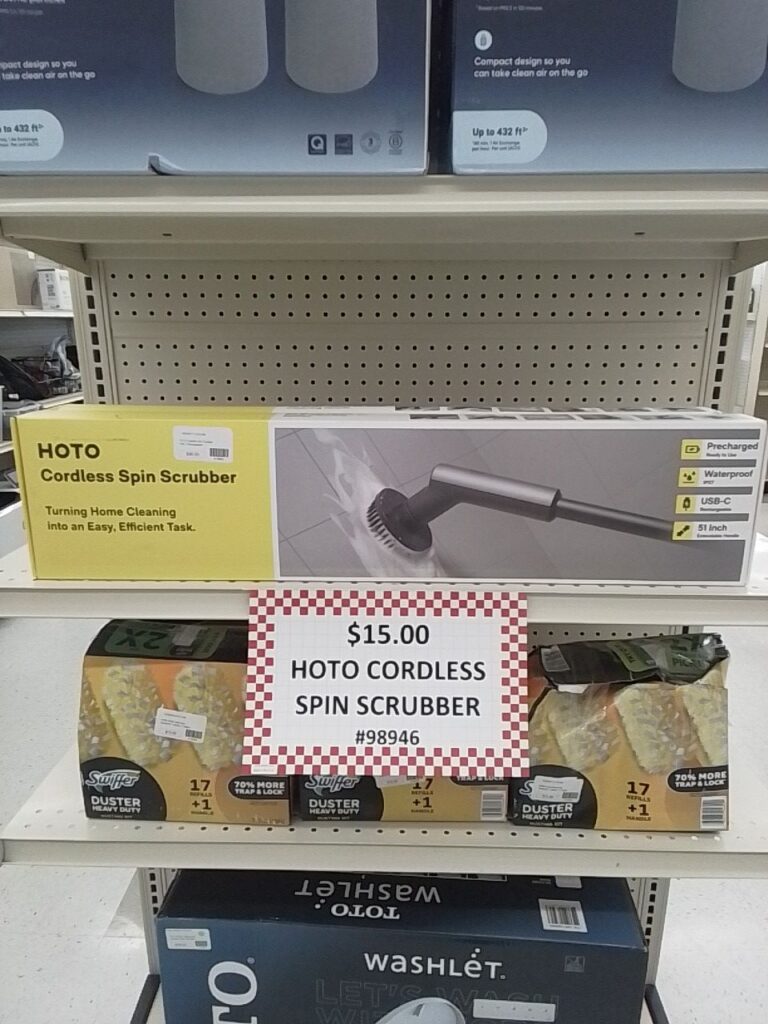 Hoto Cordless Spin Scrubber