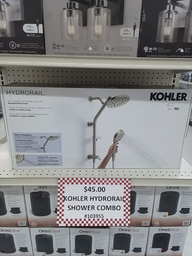Kohler Hydro-Rail Shower Combo