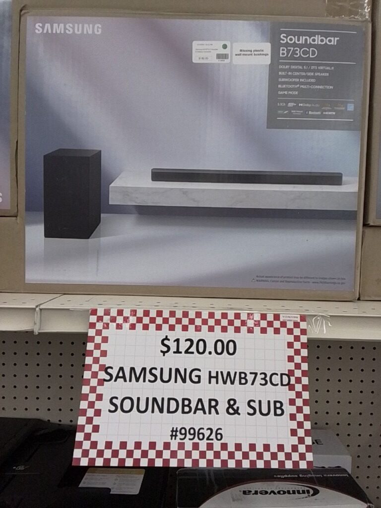 Samsung Soundbar & Sub HW-B73CD