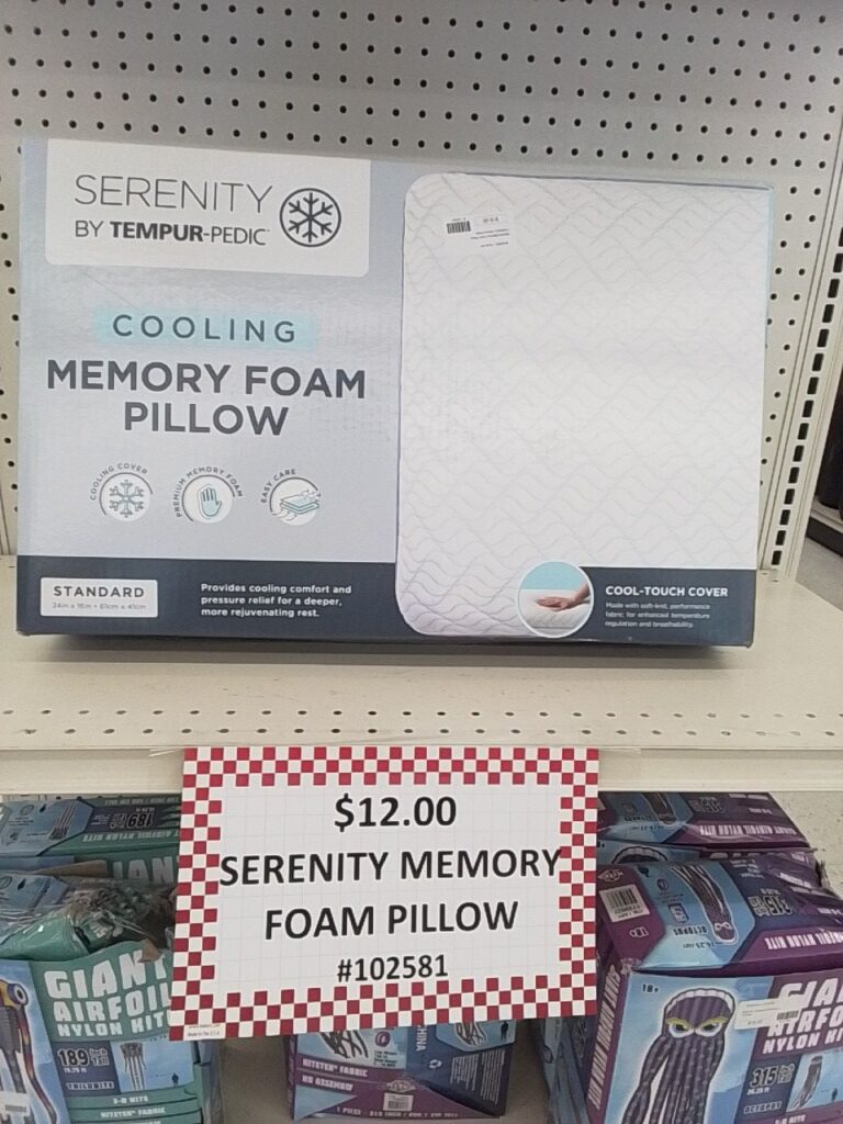 Serenity Memory Foam Cooling Pillow