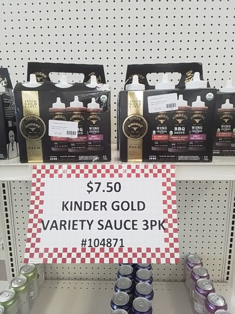 Kinder Gold Variety Sauce 3PK