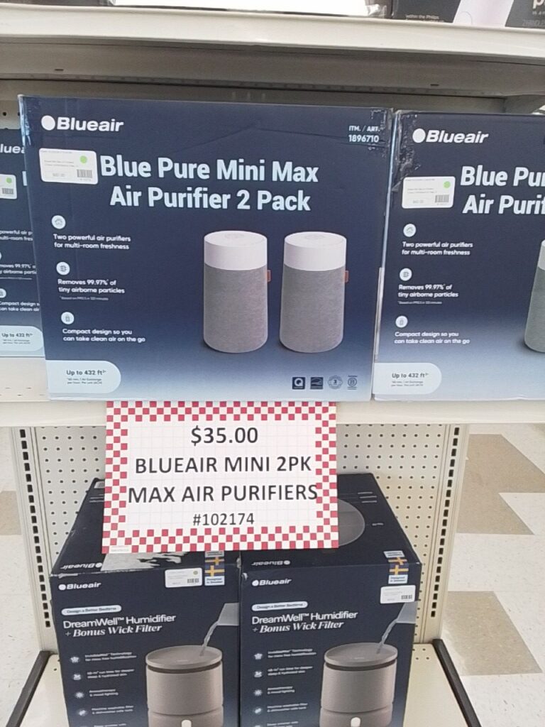 Blueair Mini Max Air Purifiers 2PK