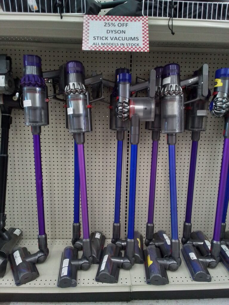 25% OFF - Dyson stick vacuums