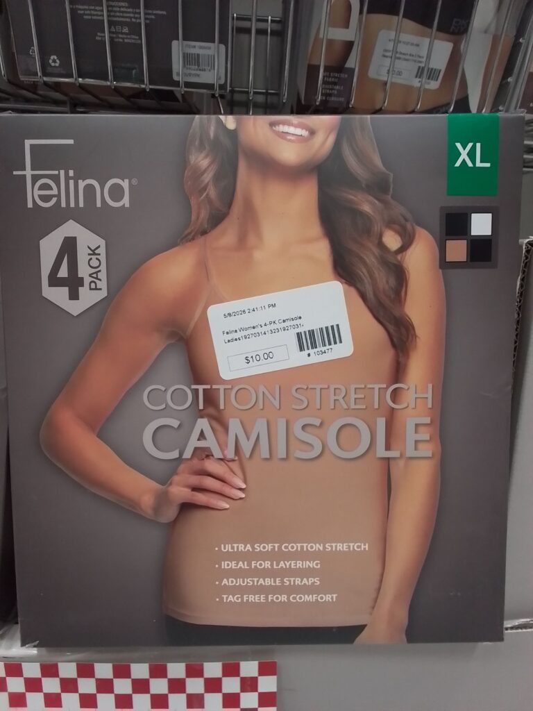 $7.00 - Felina womens camisole 4pk
